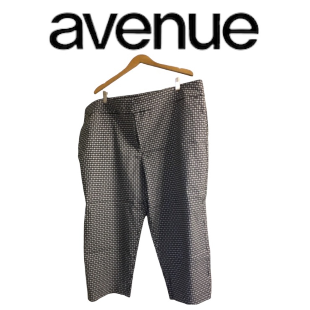 26W Stretch Print Ankle Trouser from AVENUE